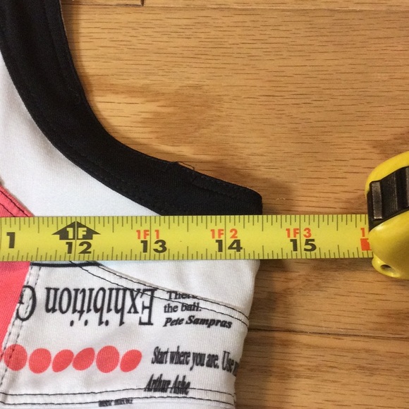 XS Bolle black newsprint tennis dress - Picture 10 of 16